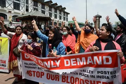 Kashmiri Pandits in J&K blame Narendra Modi government for targeted attacks  - Frontline